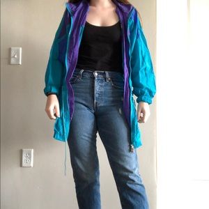 Vintage Reebok rain jacket wind breaker